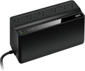 APC Protector contra sobretensiones de respaldo de batería de UPS, fuente de alimentación de batería de respaldo de 425VA, BE425M, color negro
