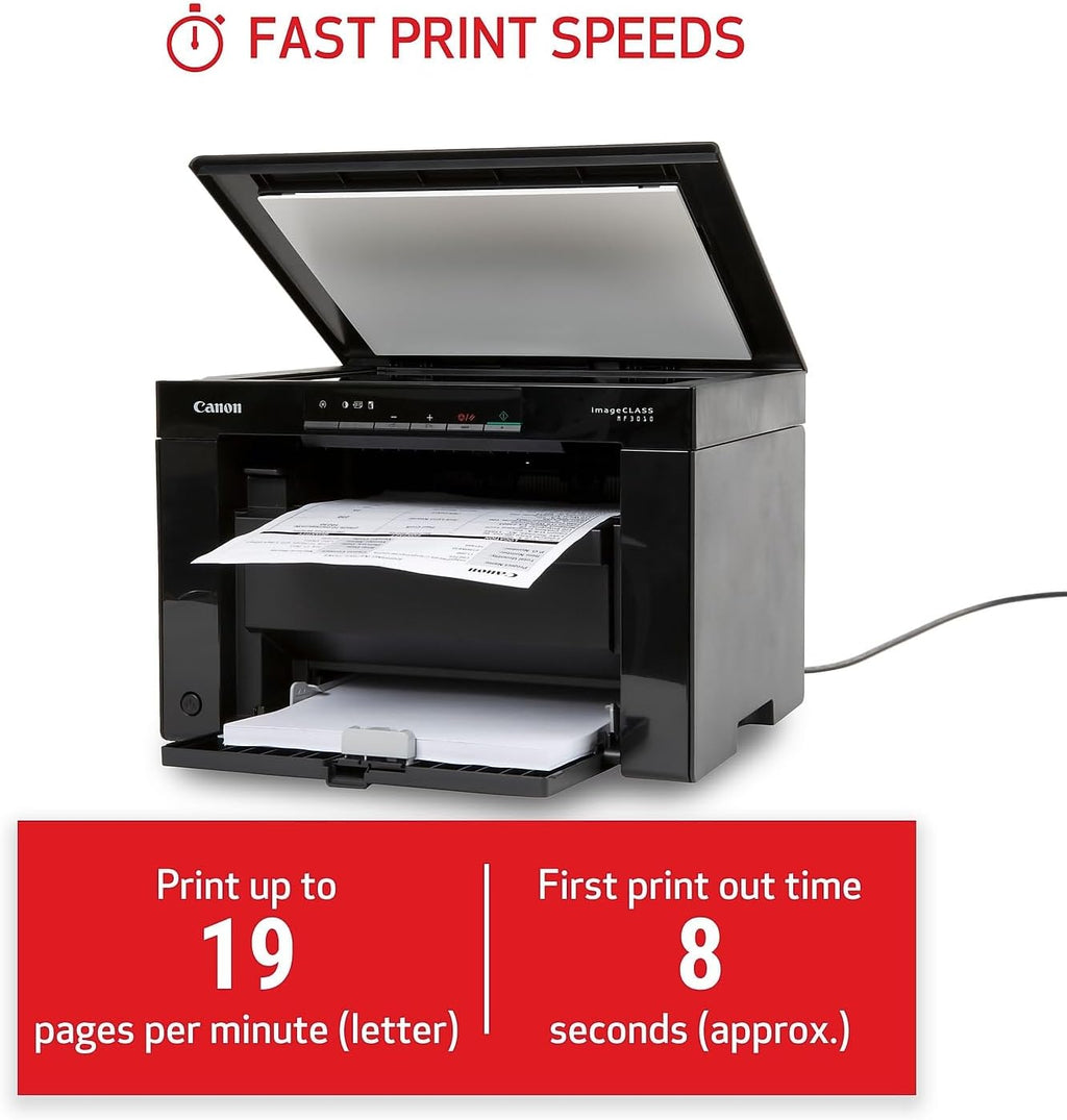 Canon imageCLASS MF3010 VP | Impresora Láser Multifunción Monocromática 19 PPM