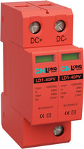 Protector contra Sobretensiones Solar DC 1000V 40KA 2P | Riel DIN | Sistemas FV