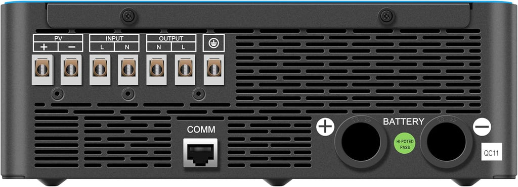 Inversor Híbrido Onda Sinusoidal Pura 4000W | MPPT 140A | 24V a 110V | Sin Batería | Litio y AGM