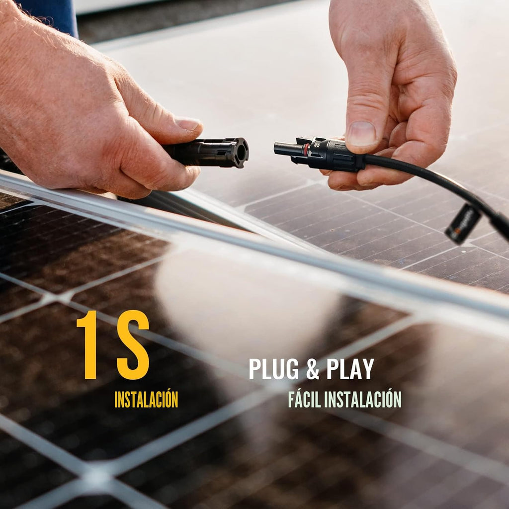 Conectores Solares en Y Paralelo – Kit Adaptador 1M/2F y 1F/2M