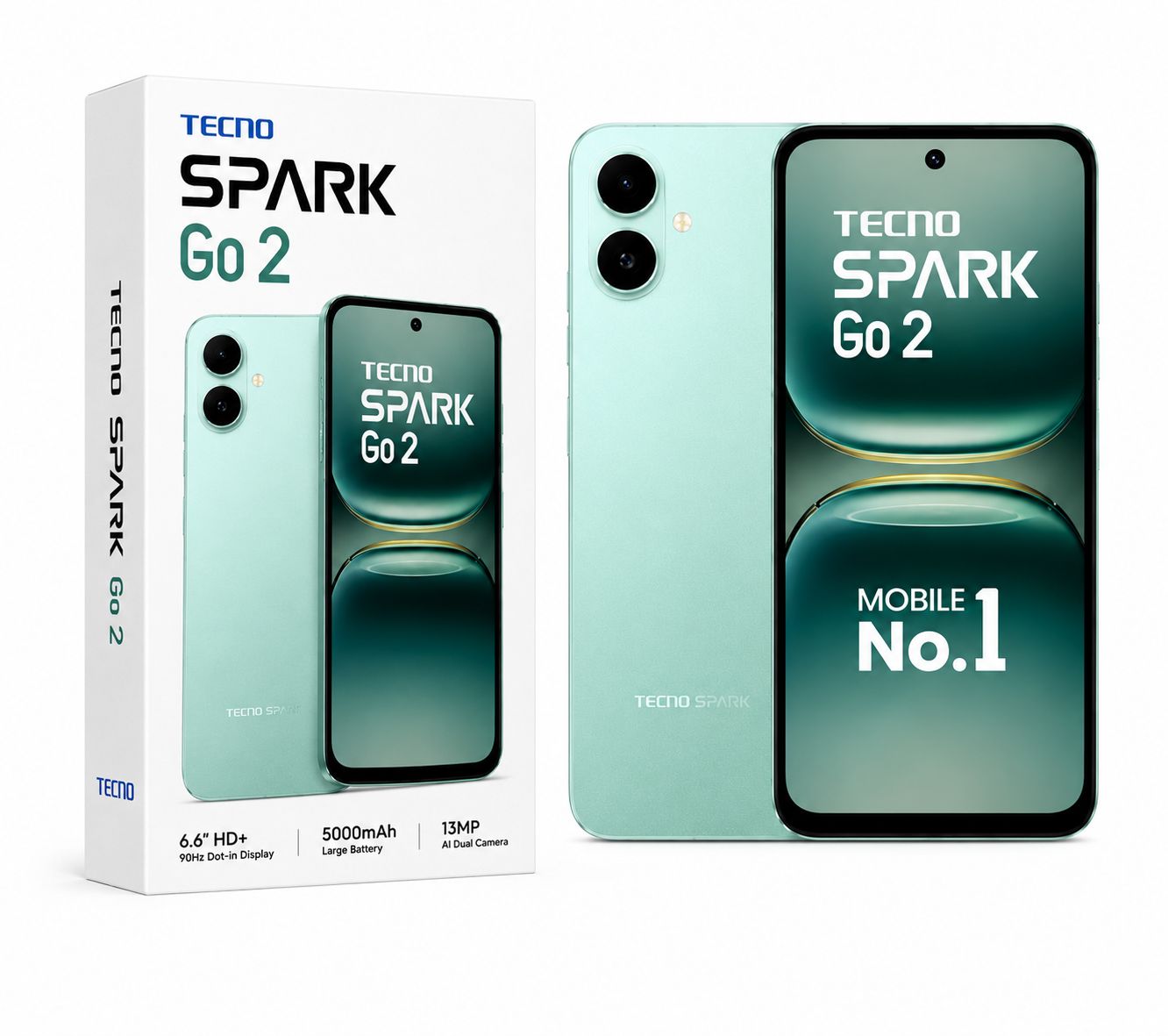 Tecno Spark GO2 | Smartphone 3GB RAM / 64GB | Desbloqueado