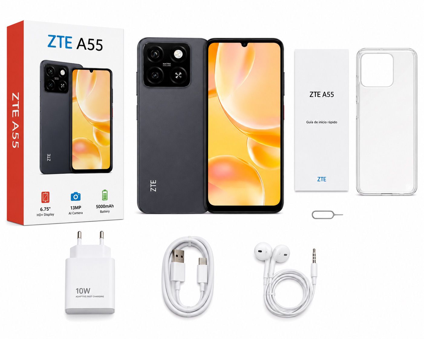 ZTE A55 | Smartphone 4GB RAM / 128GB | Desbloqueado