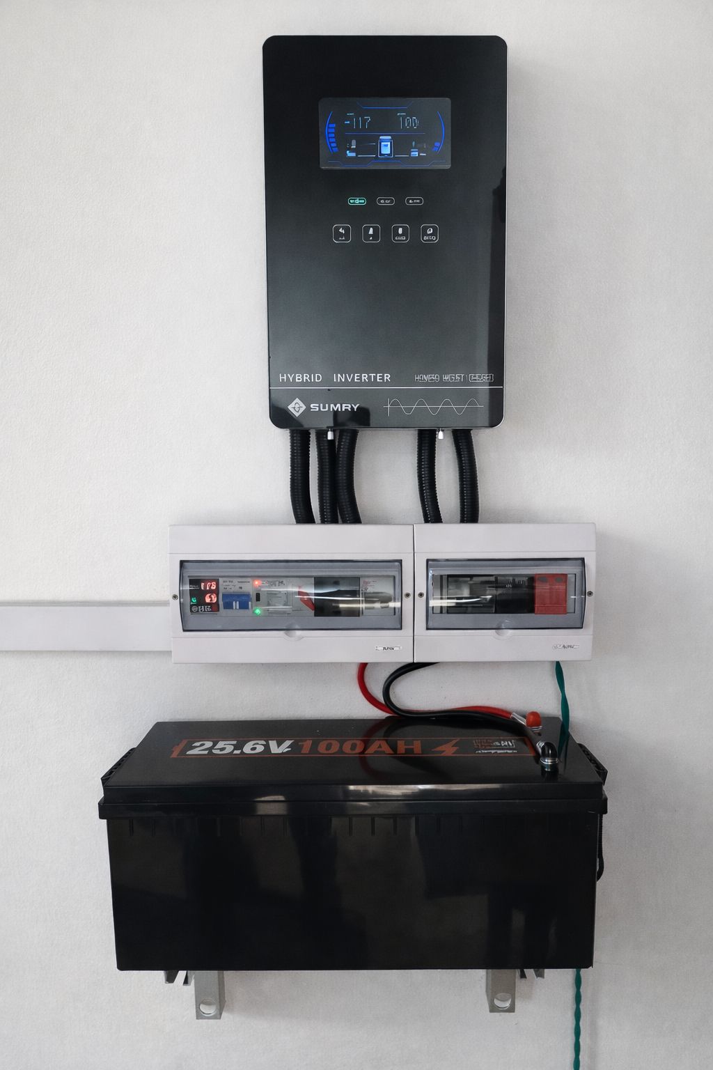 Sistema Solar Híbrido 3600W (24V) – Solución Completa