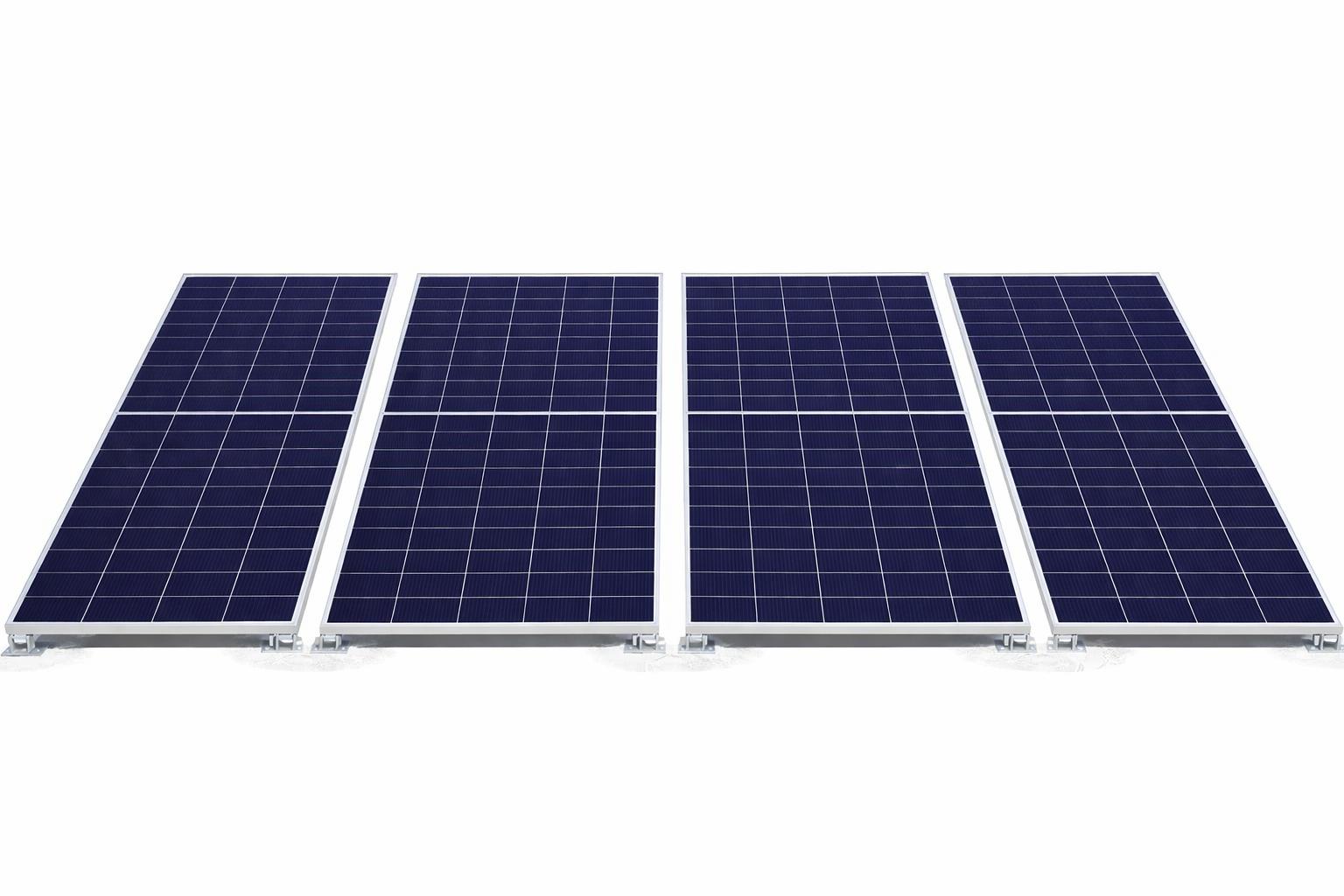 Sistema Solar Híbrido 3600W 2 Baterías 5000Wh + 4 Paneles 590W