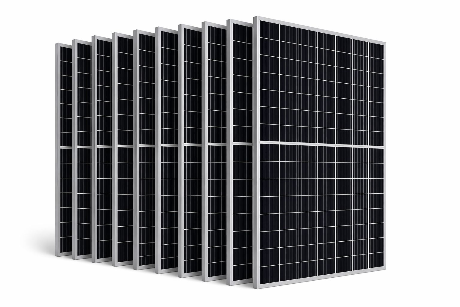 Sistema solar con Inversor 10000W almacenamiento de 10000KWh alimentado con 10 paneles 590W