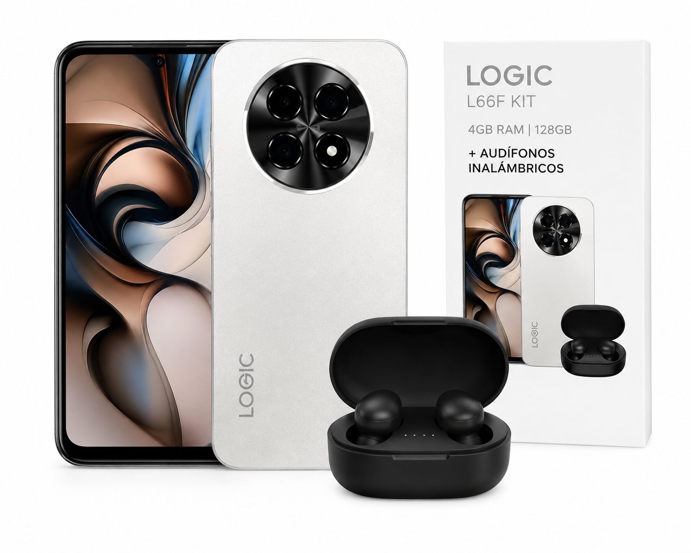 LOGIC L66F KIT | Smartphone 4GB RAM / 128GB | Desbloqueado