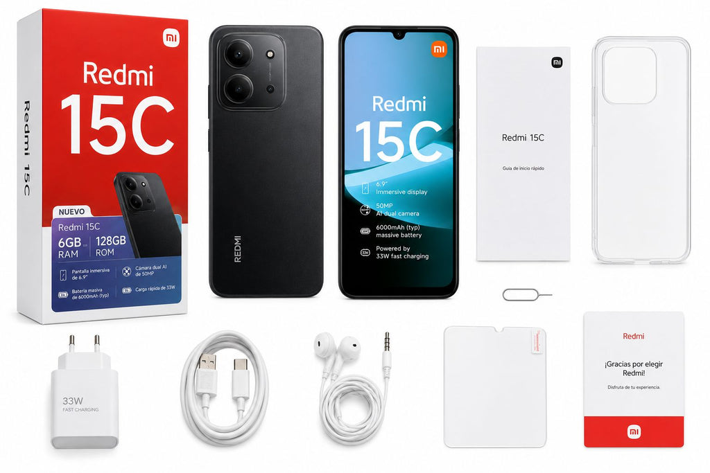 Xiaomi Redmi 15C | Smartphone 6GB RAM / 128GB | Desbloqueado