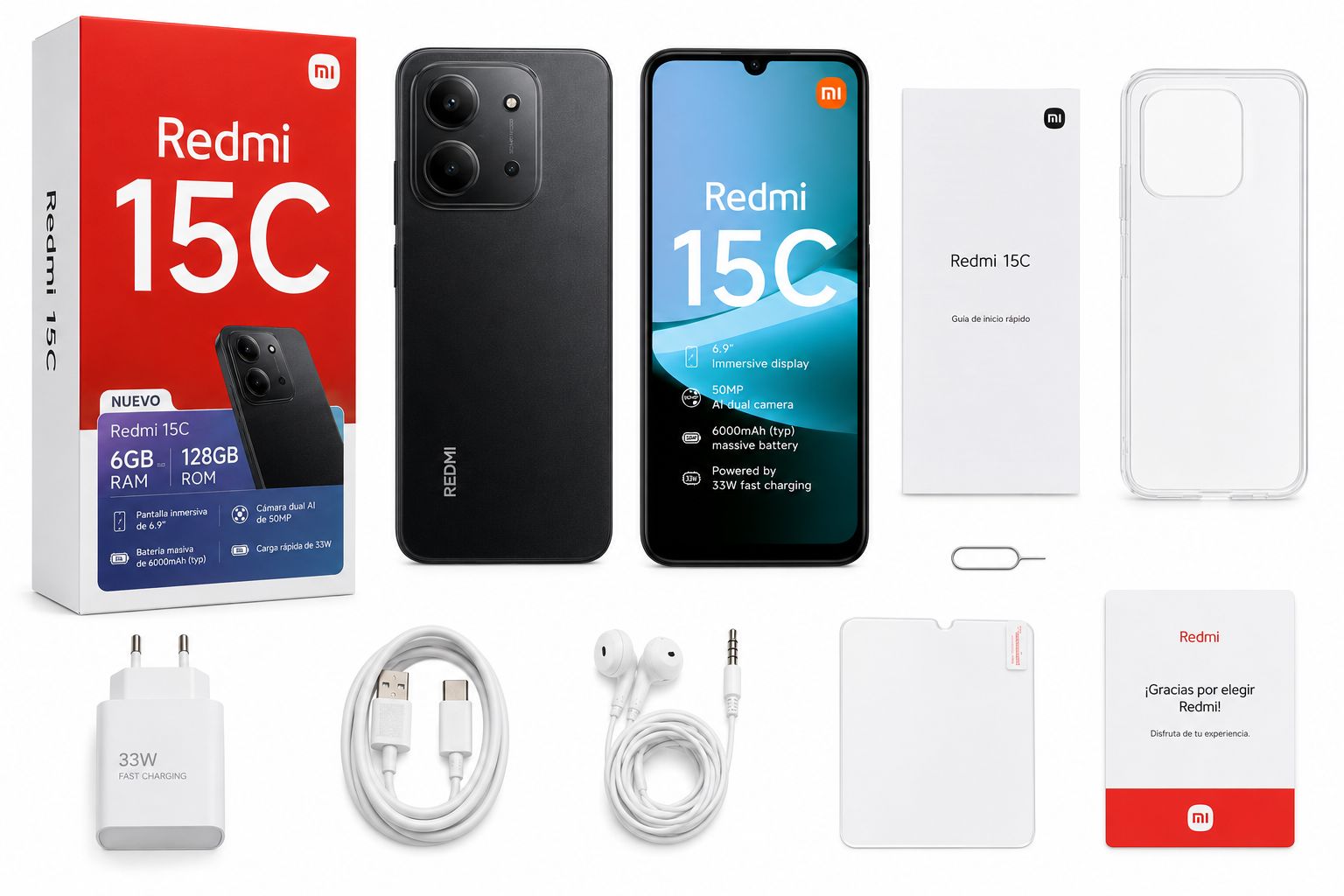 Xiaomi Redmi 15C | Smartphone 8GB RAM / 256GB | Desbloqueado