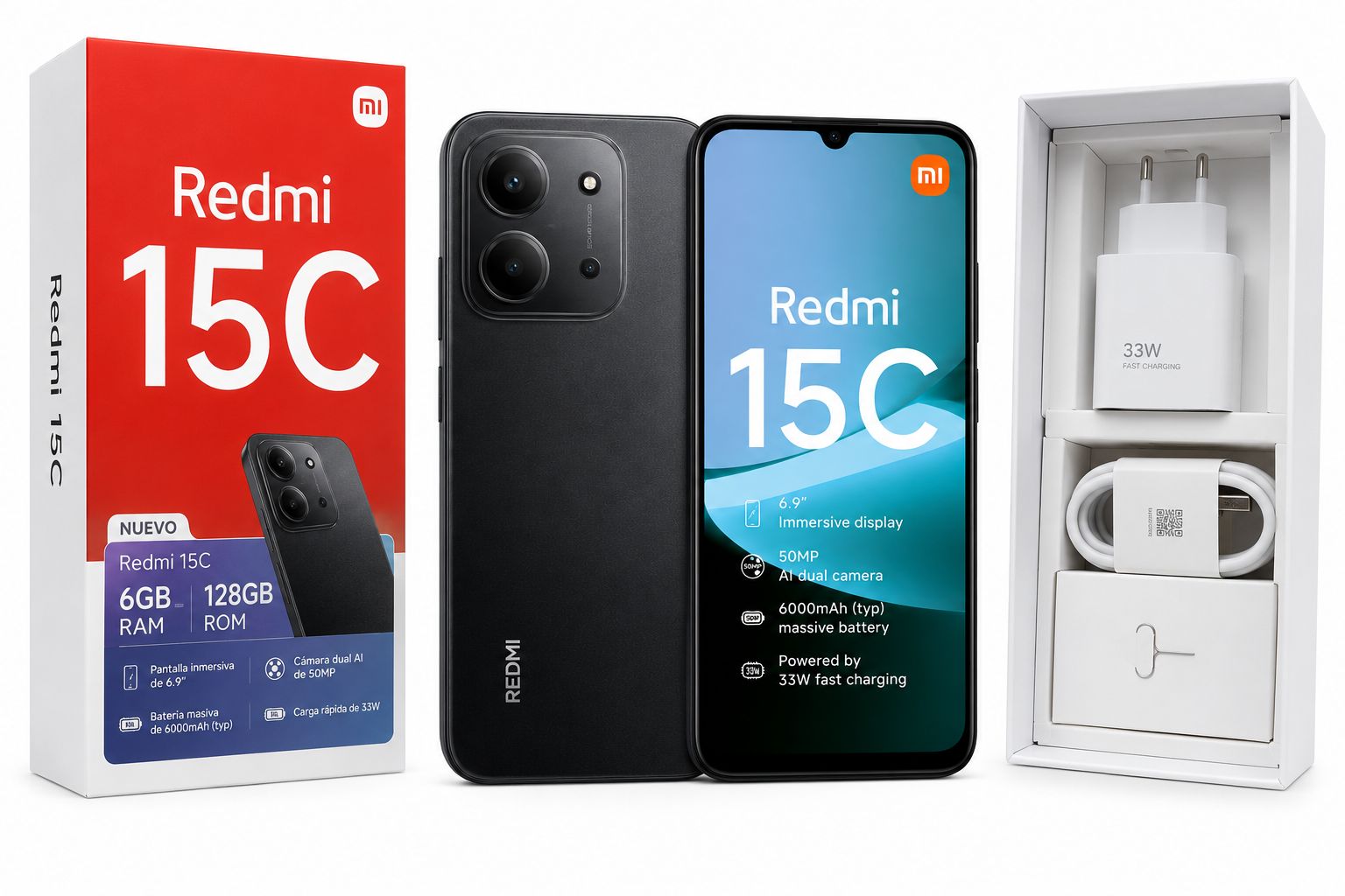 Xiaomi Redmi 15C | Smartphone 8GB RAM / 256GB | Desbloqueado