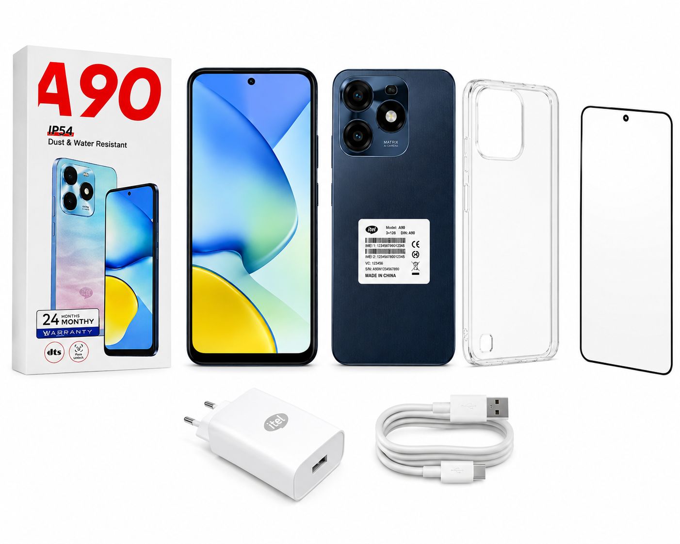 Itel A90 | Smartphone 3GB RAM / 128GB | Desbloqueado